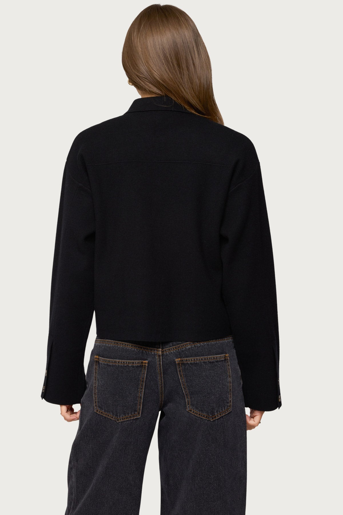 Gebreide Jas Dames Lorne – Zwart