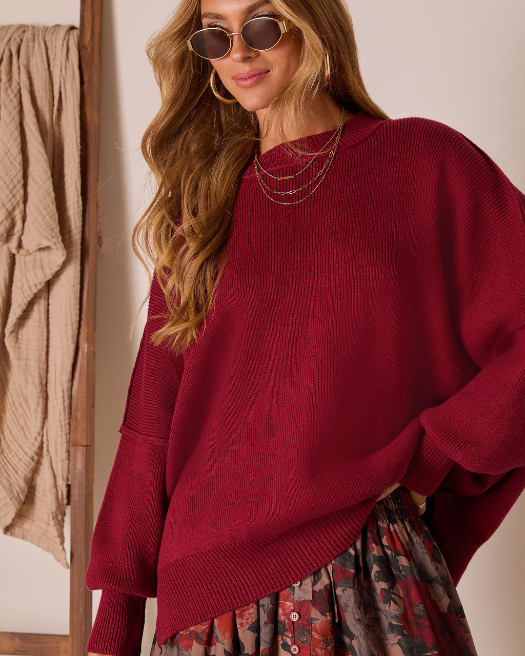 Oversized Trui Dames Elouise