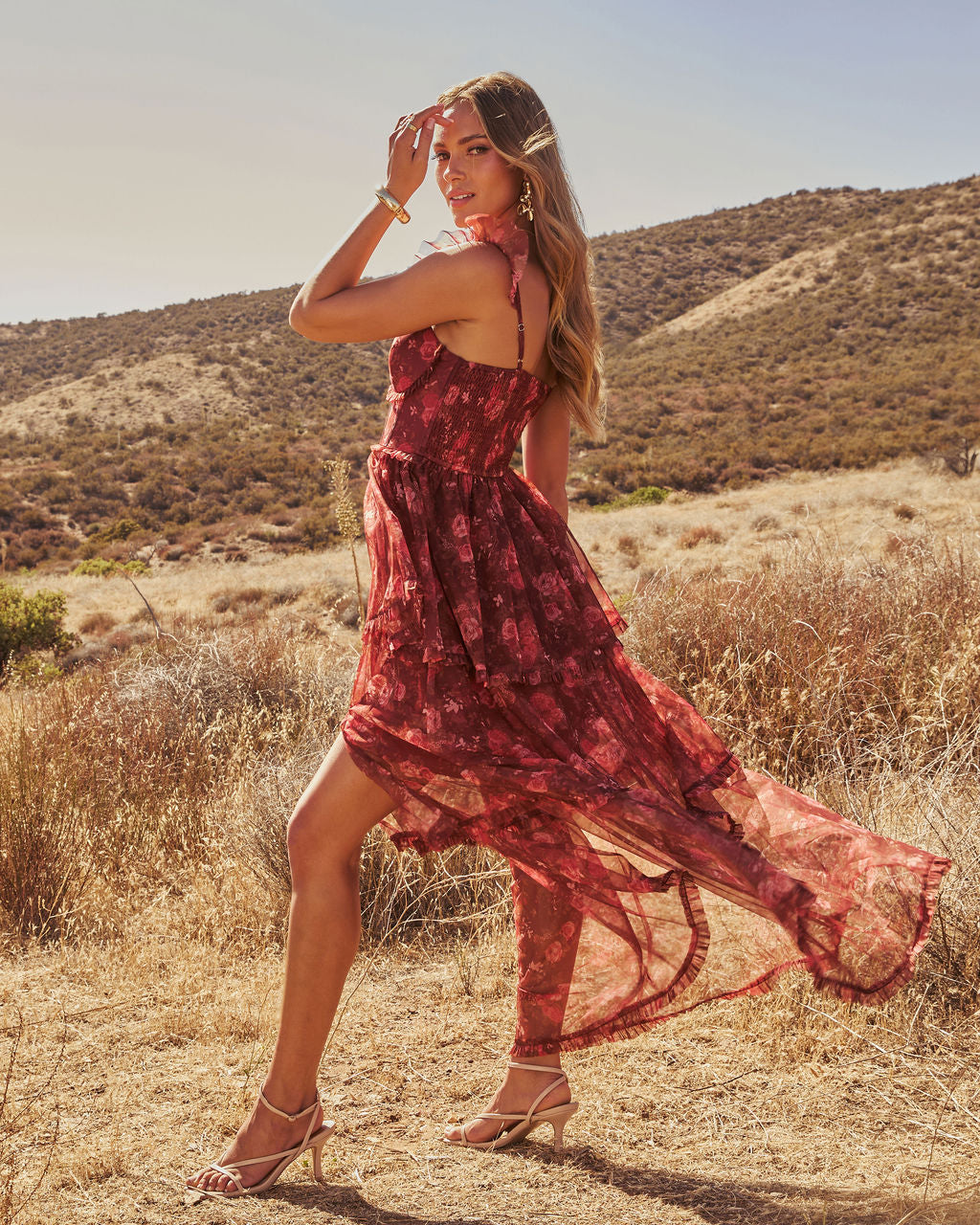 Maxi Jurk Met Bloemenprint