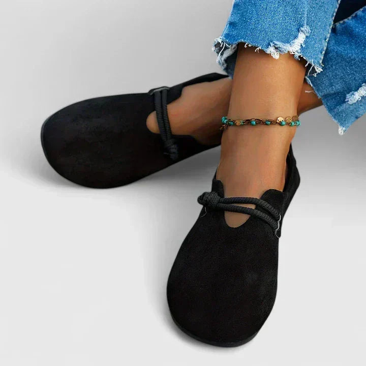 Boho Orthopedische Sandalen Dames met Touwdetail en Platte Zool