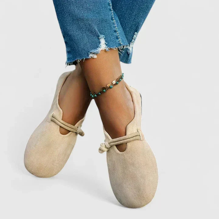 Boho Orthopedische Sandalen Dames met Touwdetail en Platte Zool