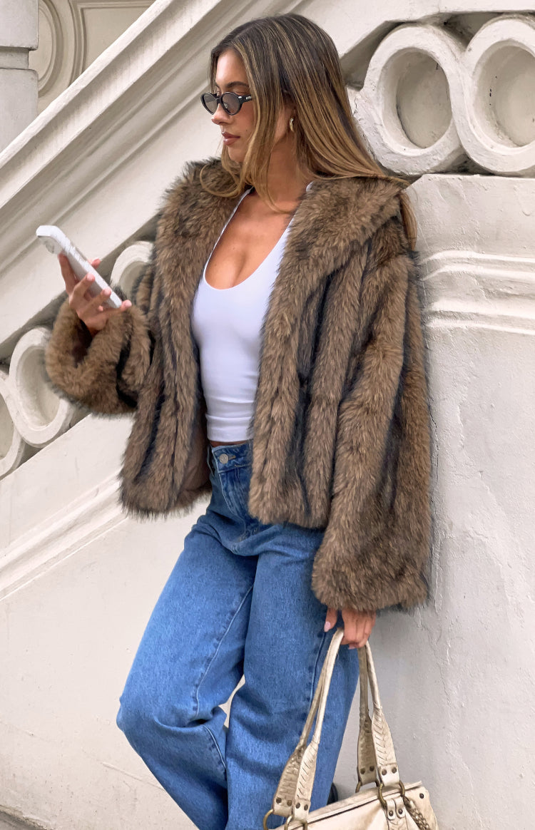 Faux Fur Jas Dames