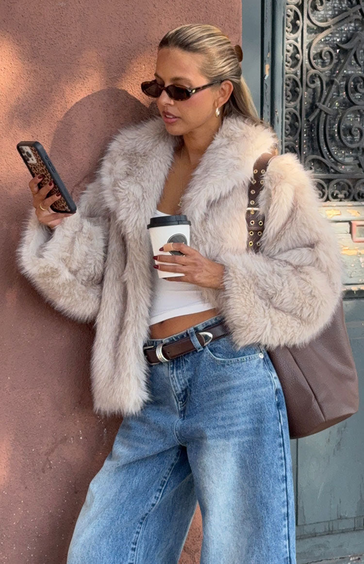 Faux Fur Jas Dames