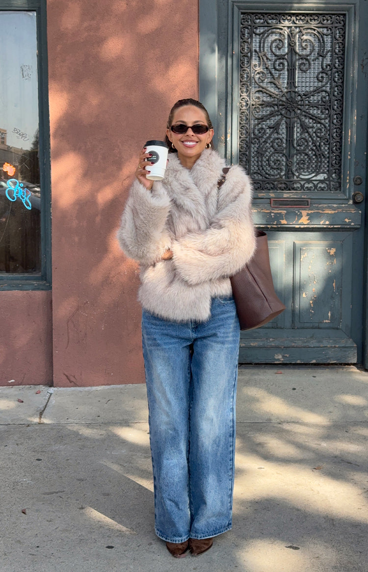 Faux Fur Jas Dames