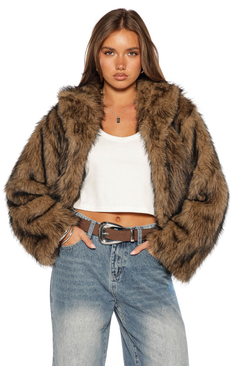 Faux Fur Jas Dames