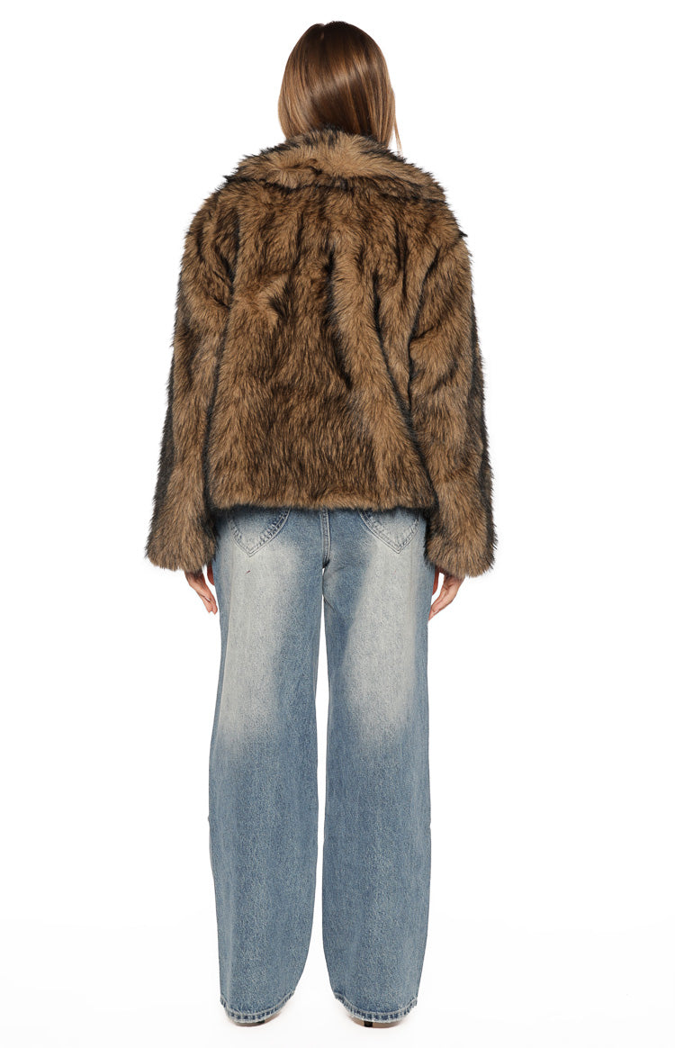 Faux Fur Jas Dames