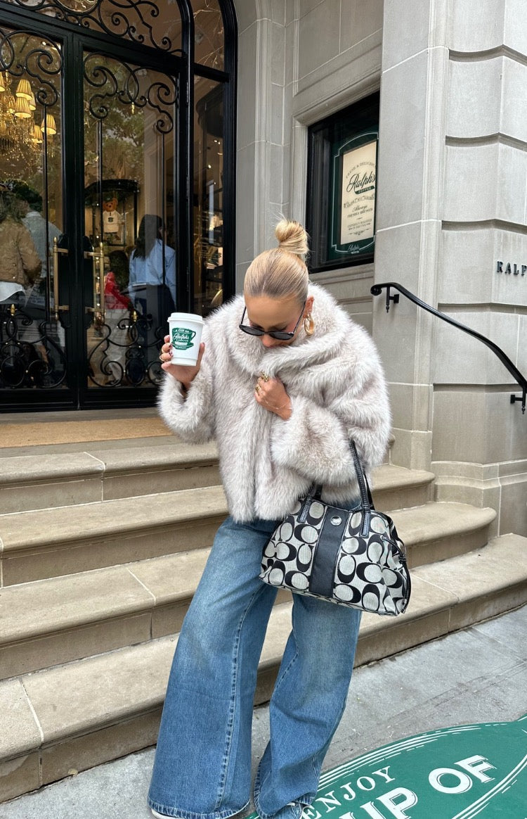 Faux Fur Jas Dames