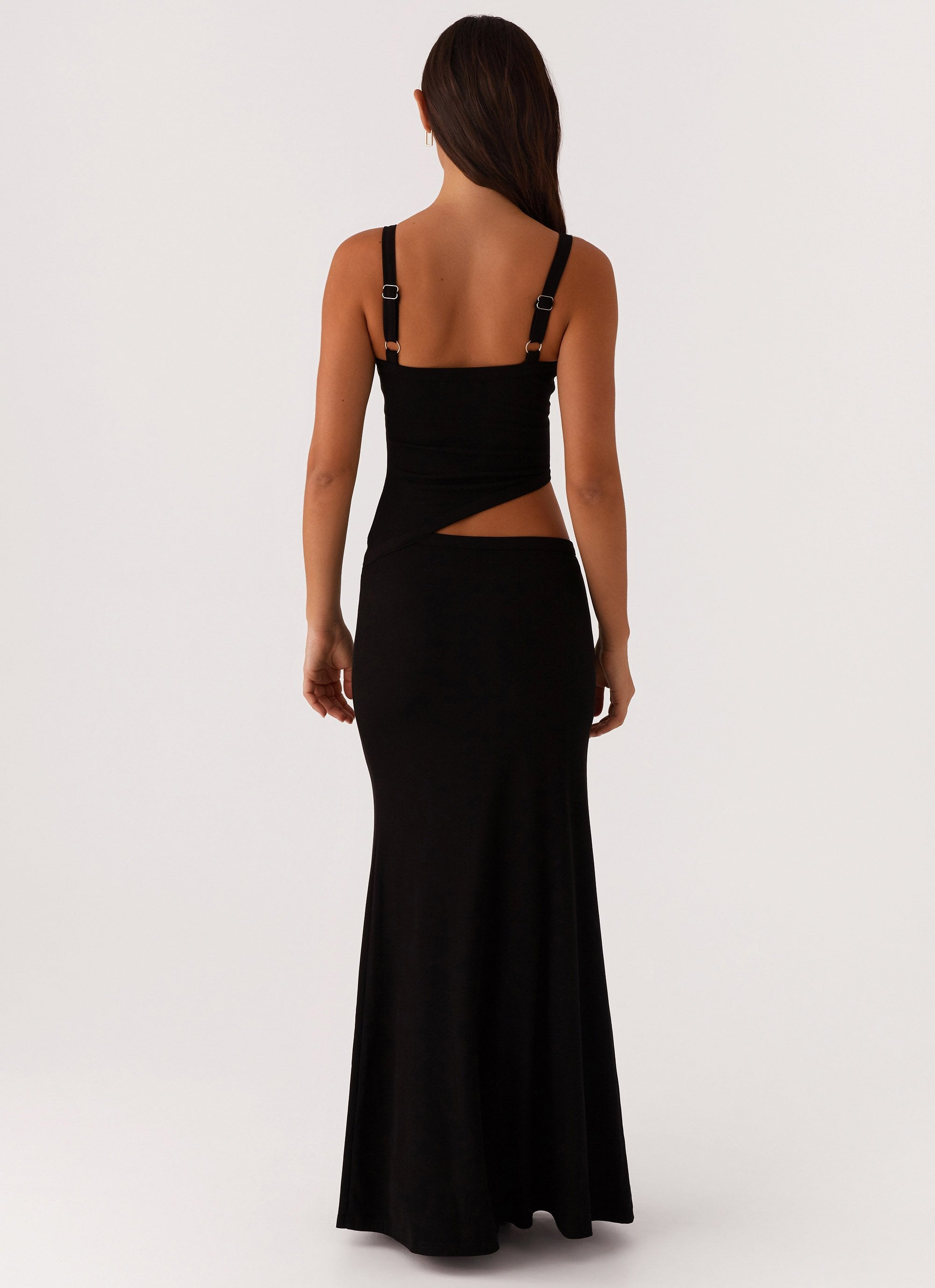 Maxi Jurk Dames – Open Rug met Strik Zomerjurk