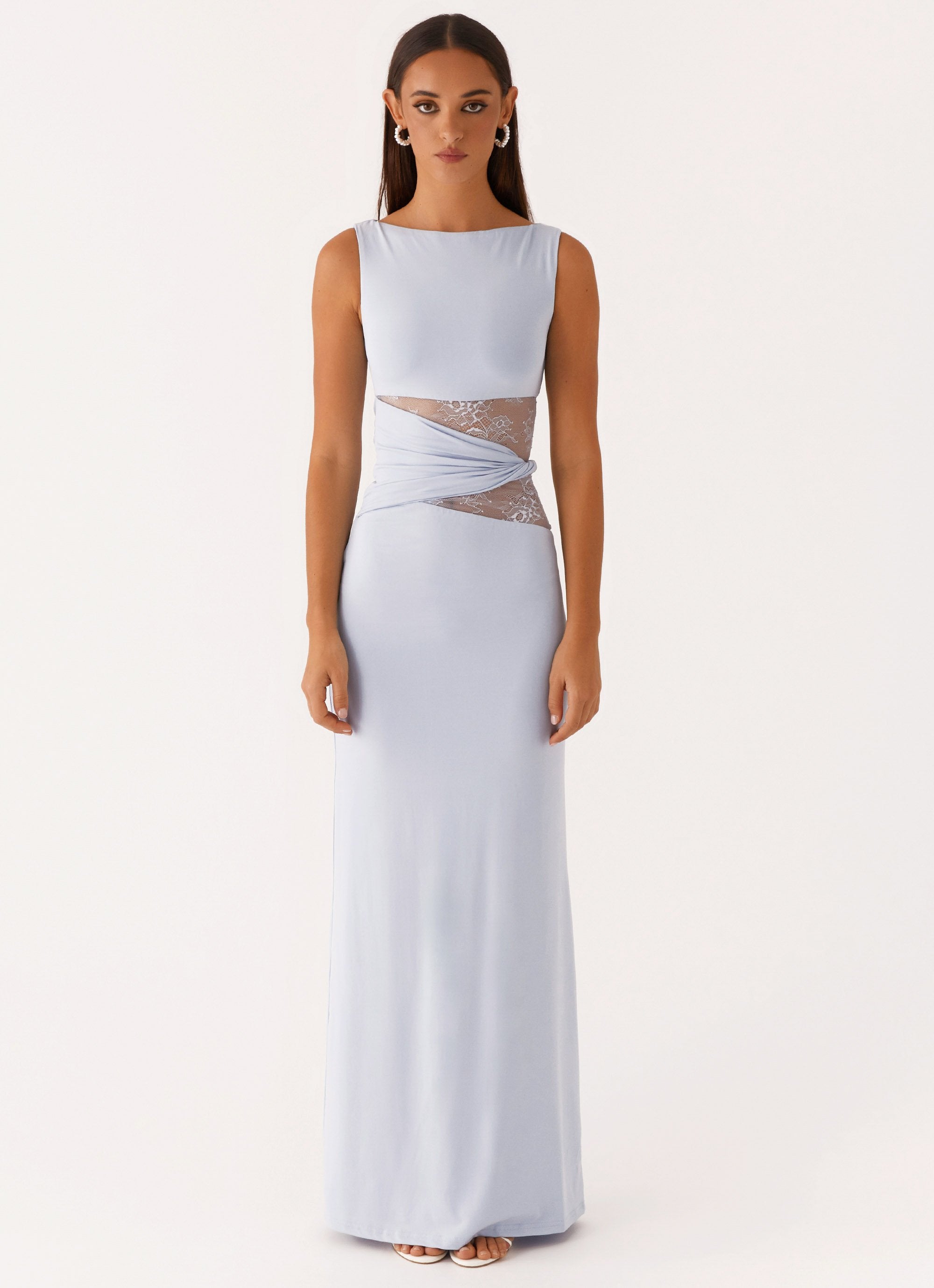 Maxi Jurk Ronde Hals – Kant Zomerjurk Dames