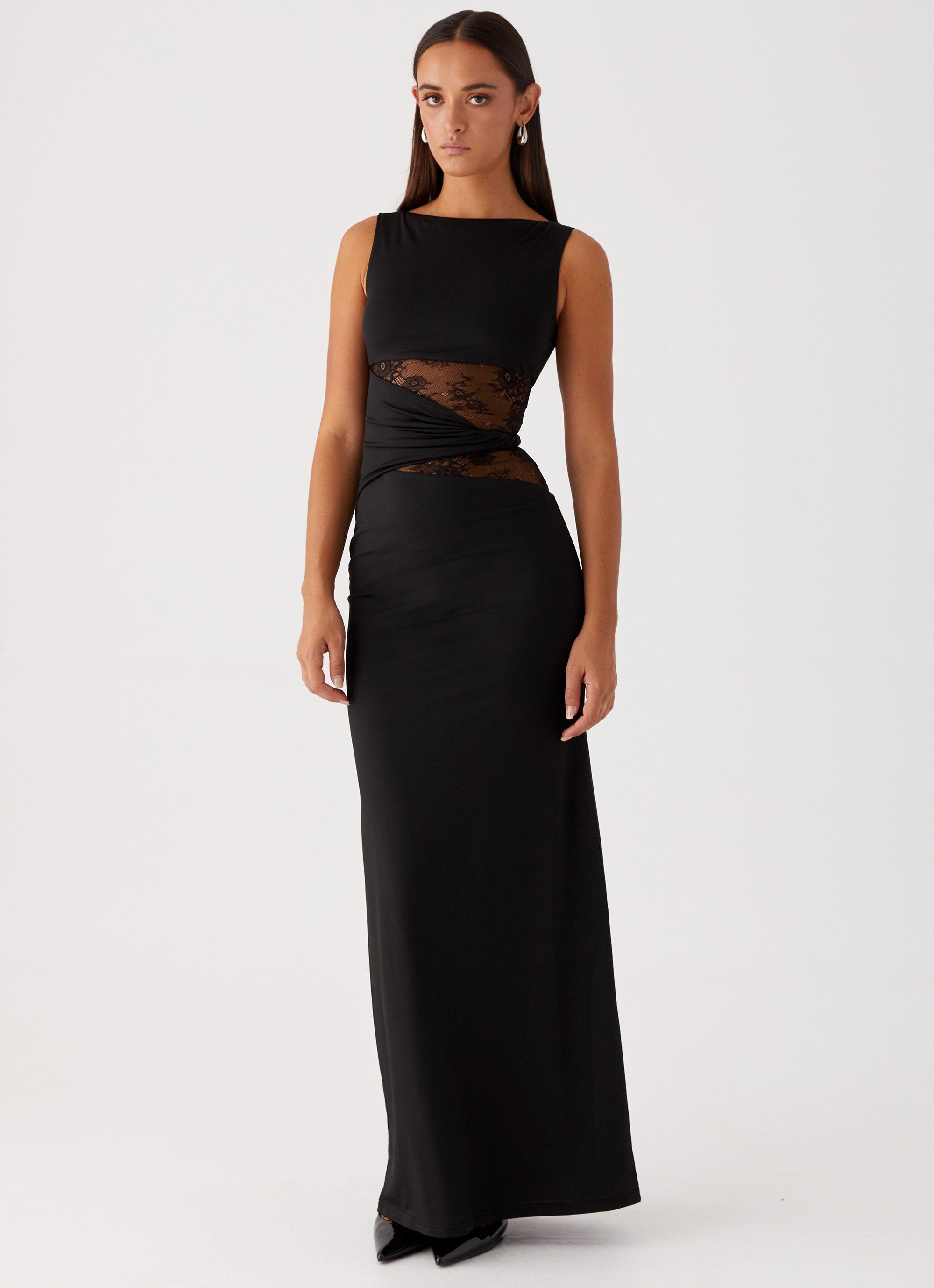 Maxi Jurk Ronde Hals – Kant Zomerjurk Dames