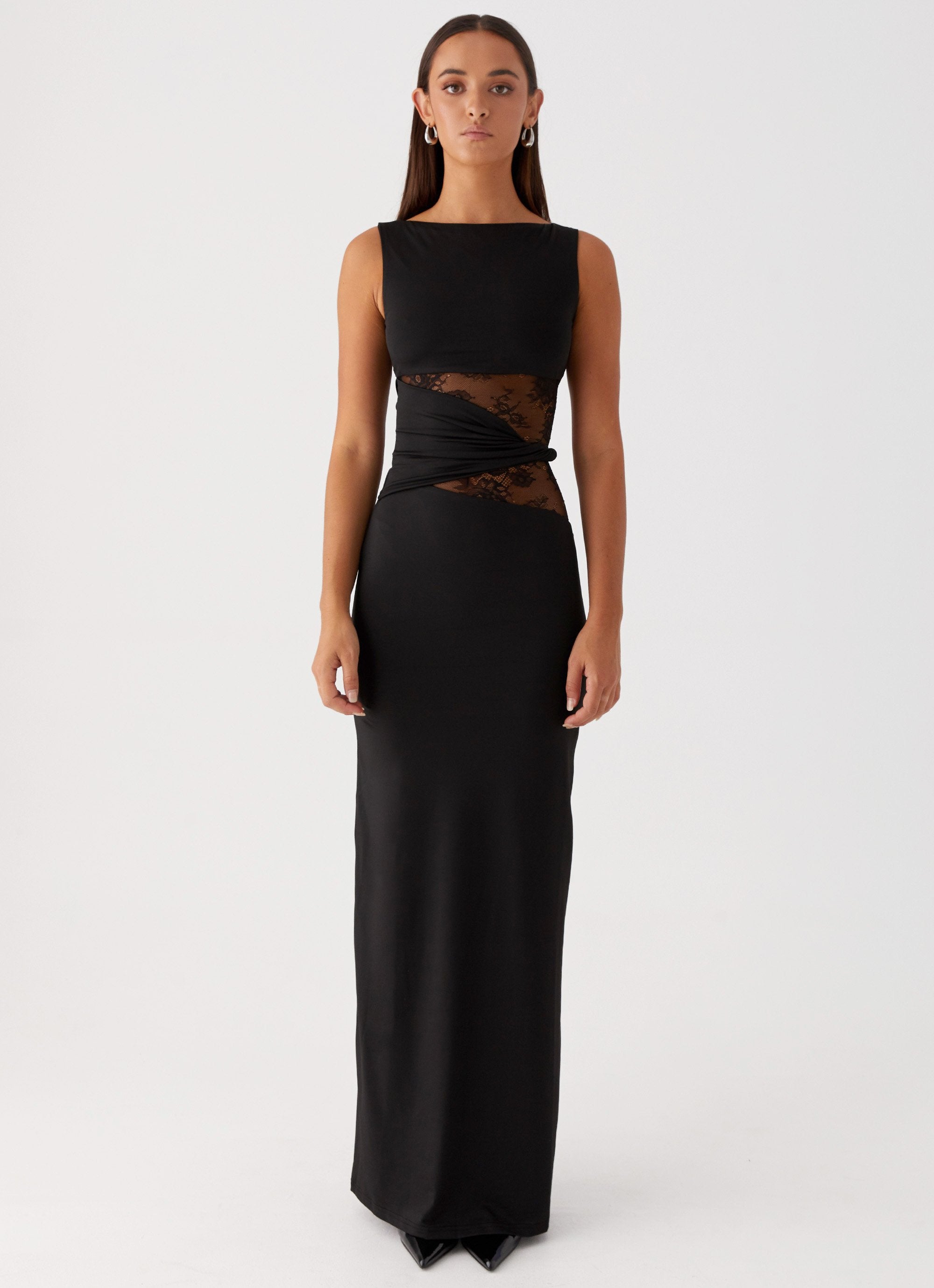 Maxi Jurk Ronde Hals – Kant Zomerjurk Dames