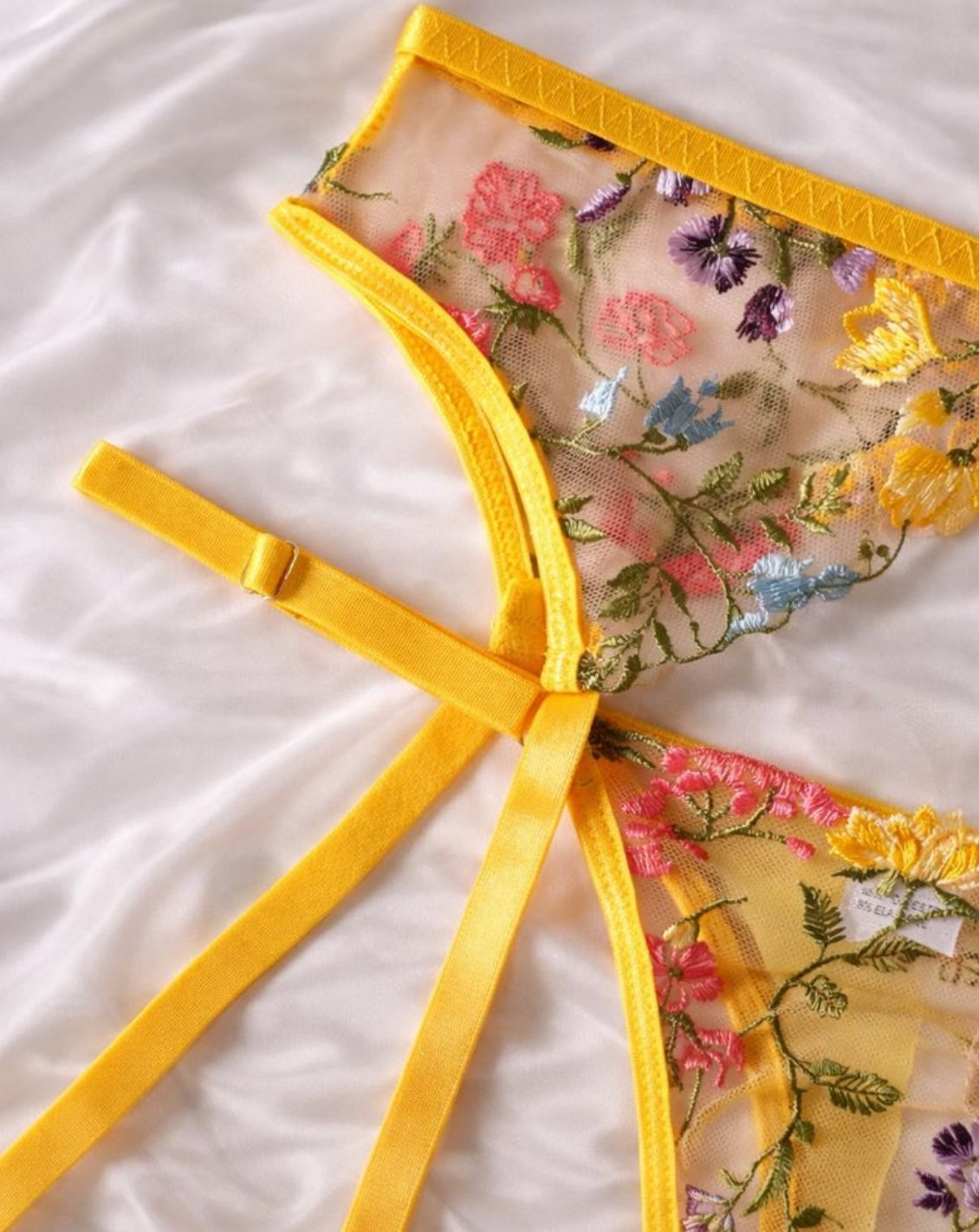 LÉA - Lingerieset Dames Kant – Met Bloementuin-Motief – Elegante Set met Sensuele Look