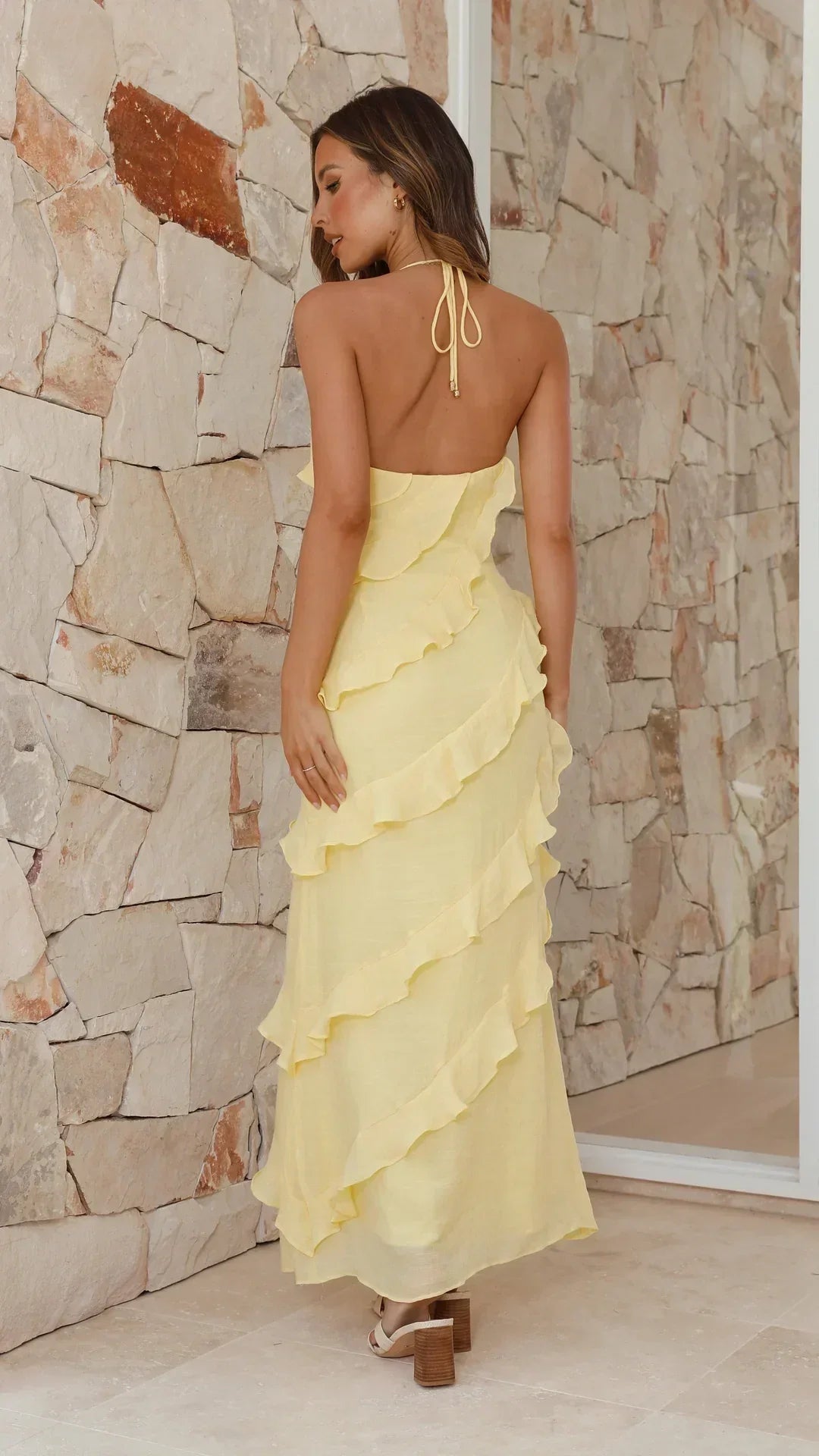 Mimi | Ruffle Jurk - Elegant & Stijlvol
