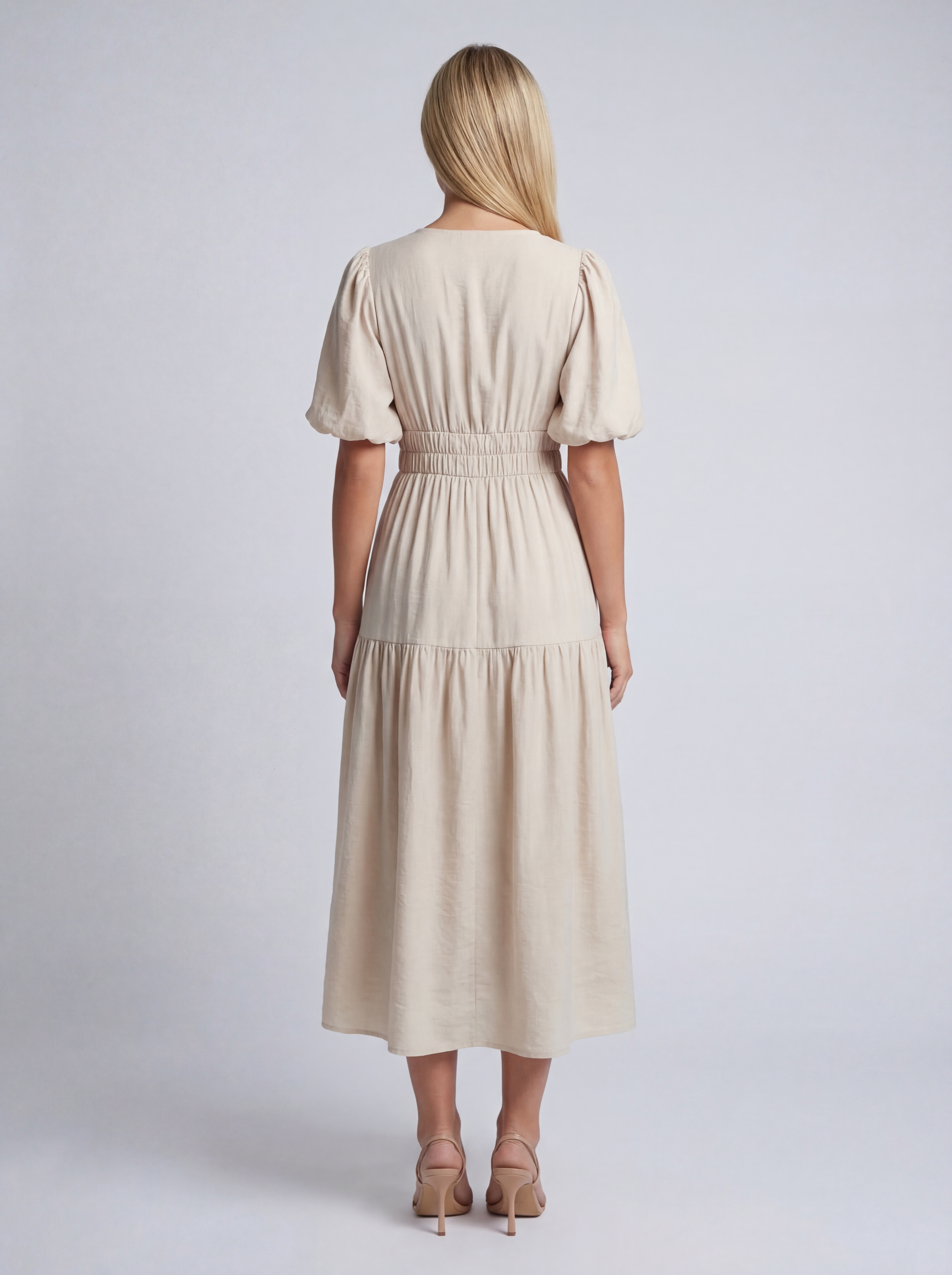 Maxi Jurk V-Hals – Zwierige Zomerjurk Dames