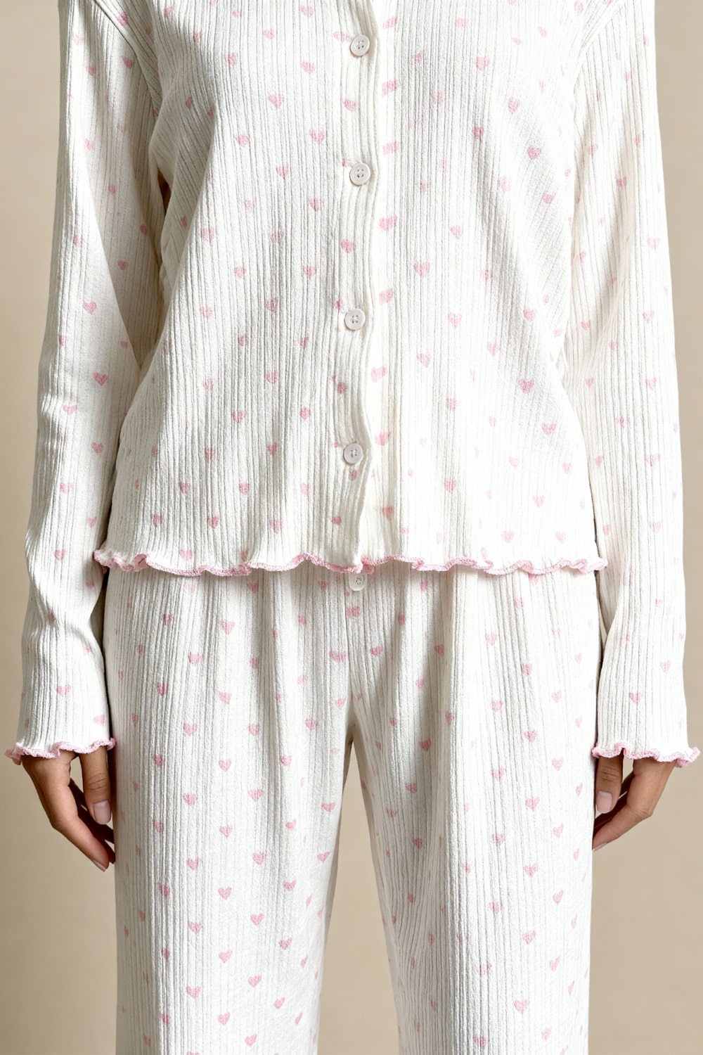 Comfortabele Pyjamaset Voor Dames