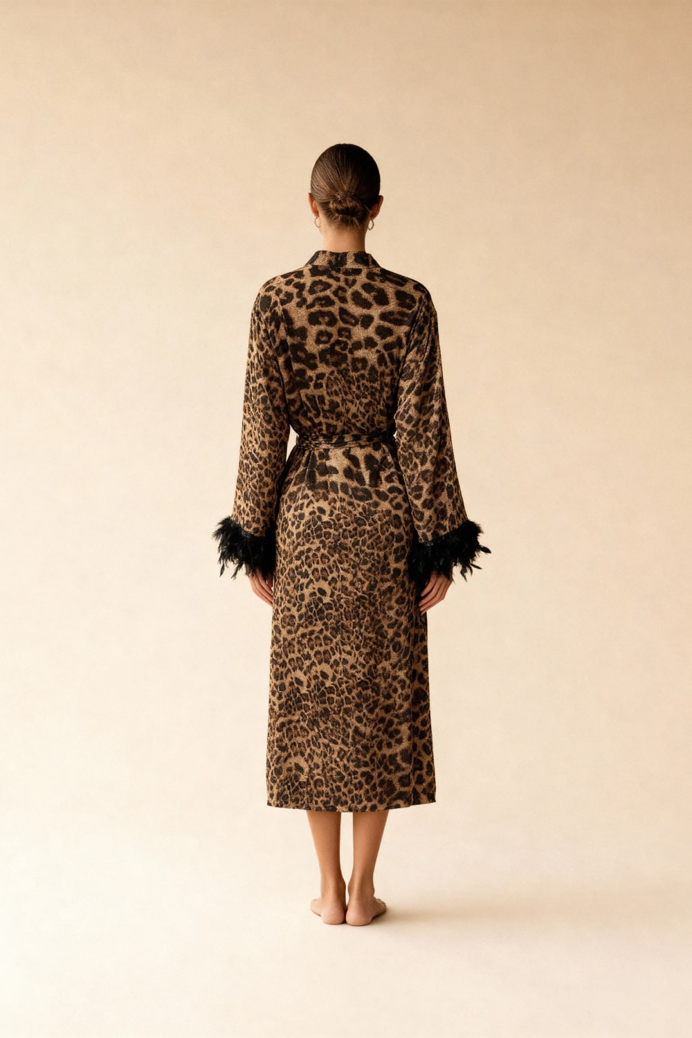 Kimono Met Veren Dames