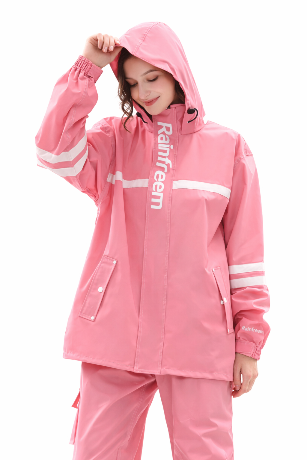 Dames Waterdicht Regenpak met Capuchon – Regenjas en Regenbroek Set | Blossom