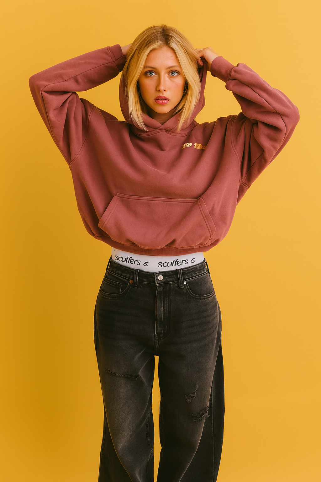 Dames Hoodie met Print – Comfortabele Trui met Capuchon | Solange