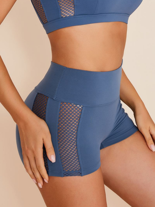 Sportshort Dames Mesh – Cut-Out & Scrunch Detail