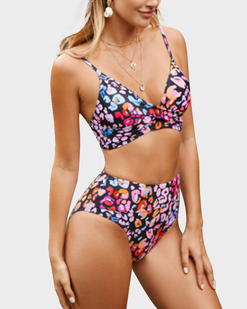 Livia Bikini Dames – Color-Block Set met Flatterende Fit