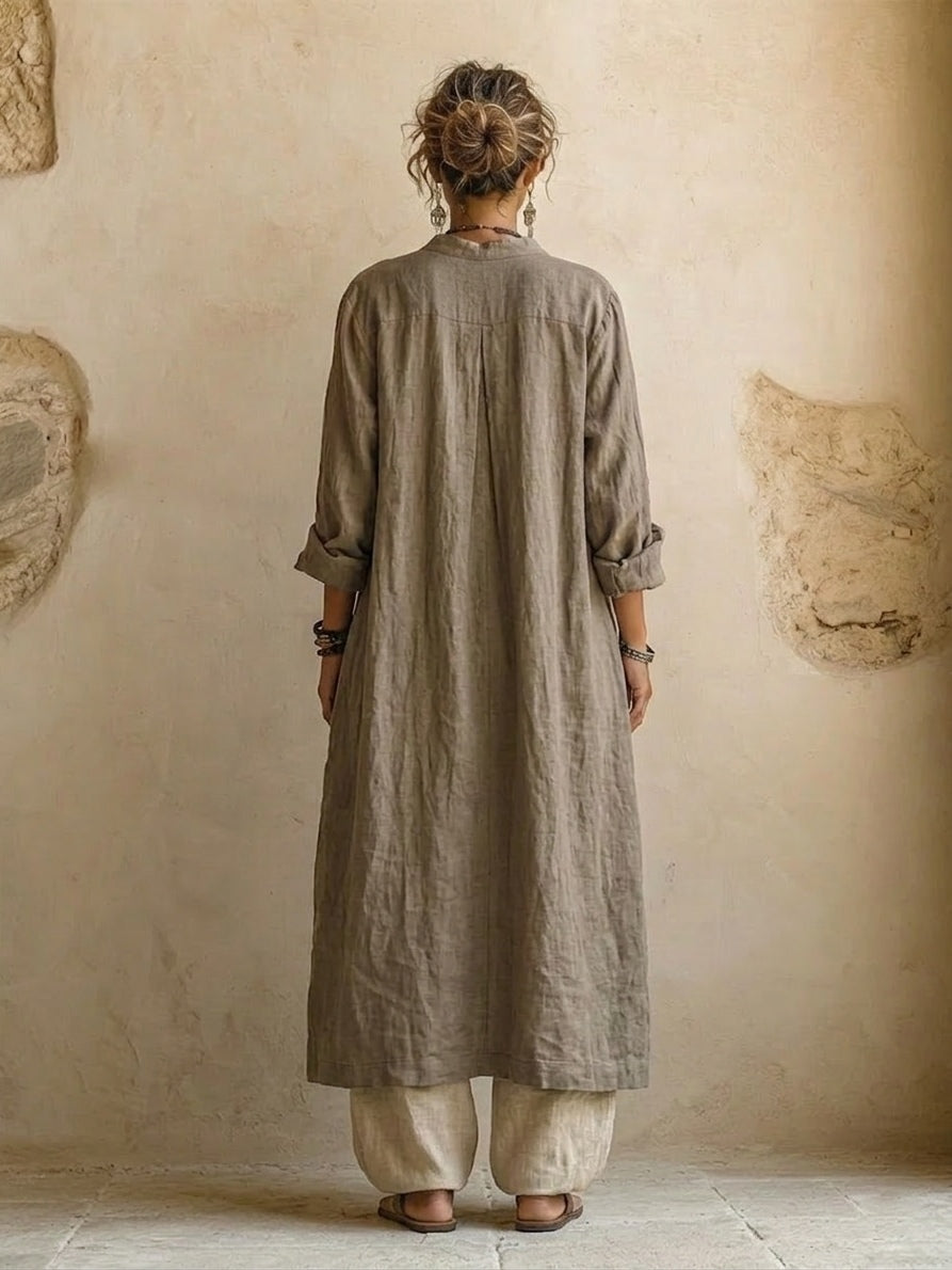 DRIEDELIGE LINEN SET VOOR VROUWEN
