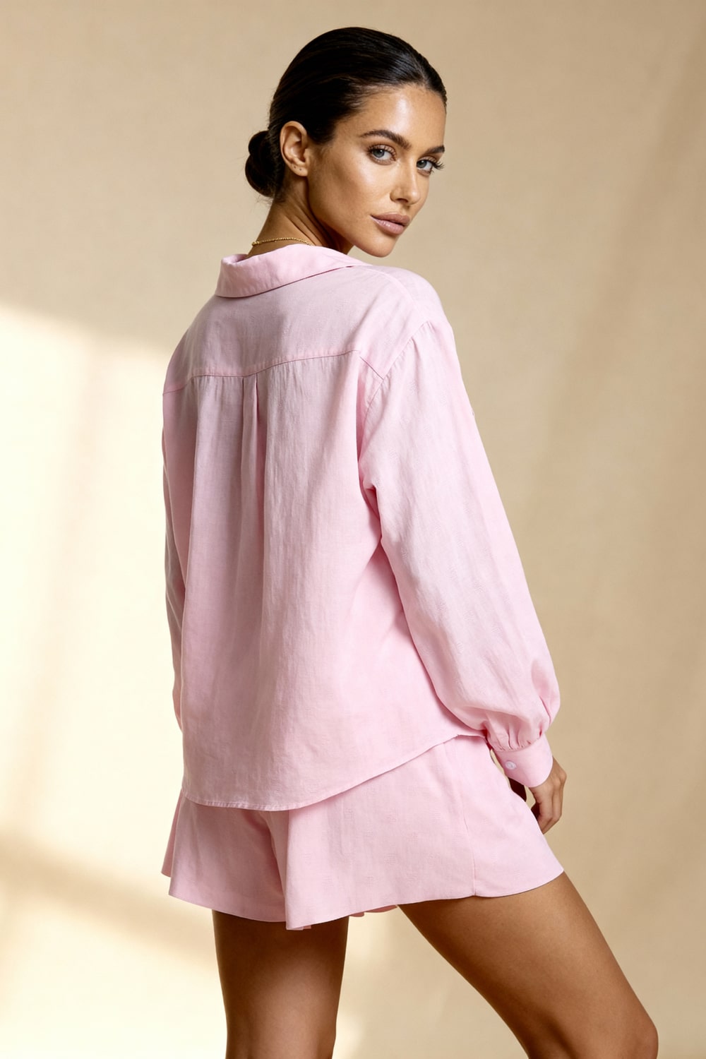 Comfortabele Pyjamaset Dames Oudroze