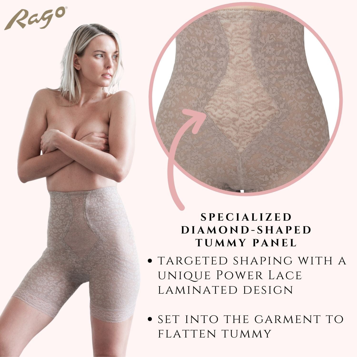 LivingCurves – Kanten Corrigerende Short Dames Hoge Taille – Stevige Buikcontrole