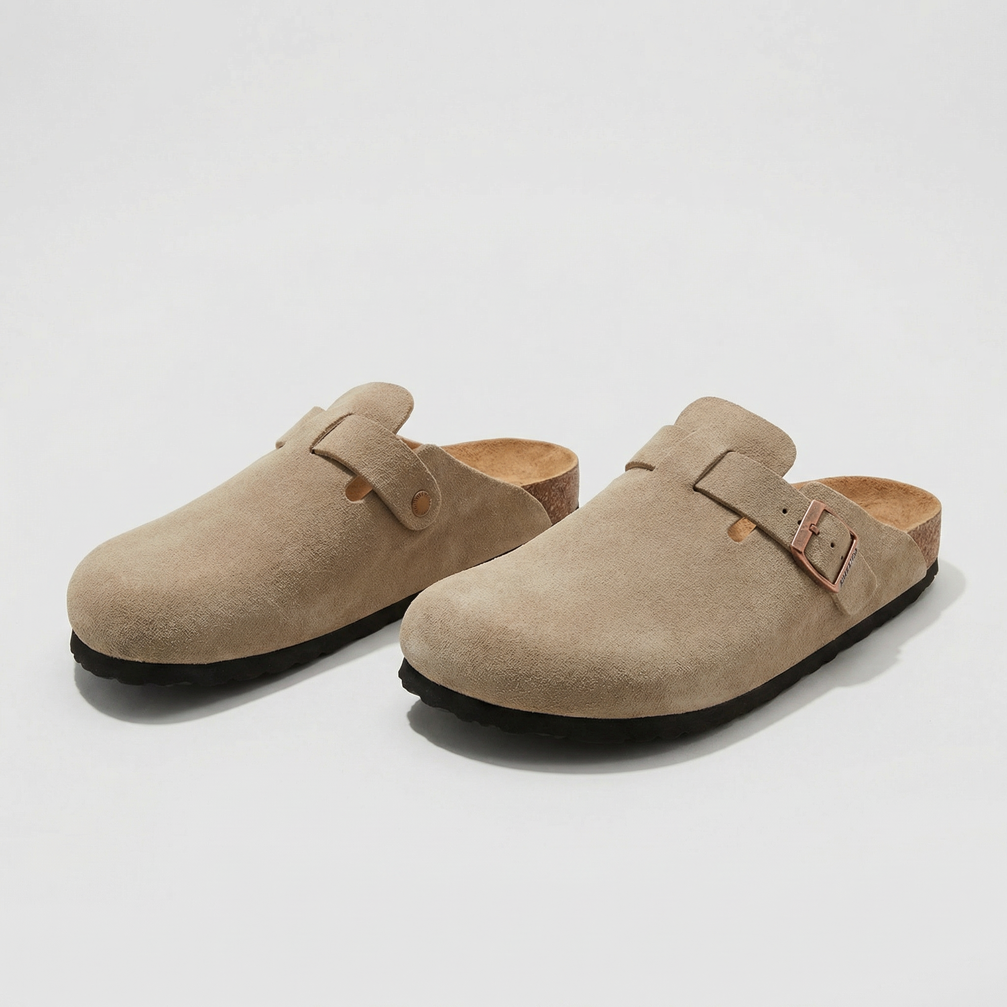 Premium Suède Clogs – Klassiek