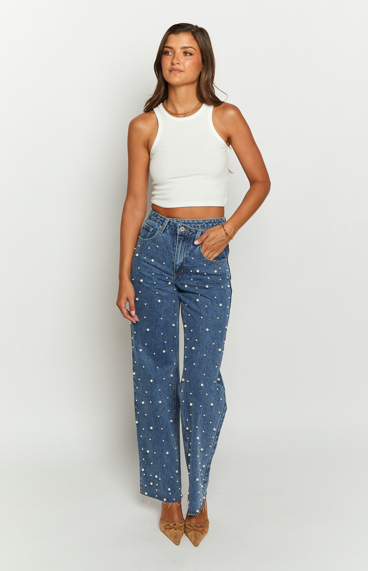 Hoge Taille Jeans Dames