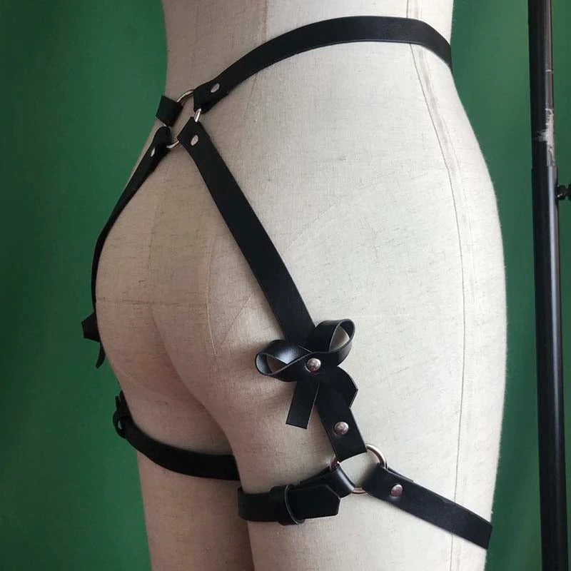 Leren Jarretel Dames – Verstelbare Body Harness