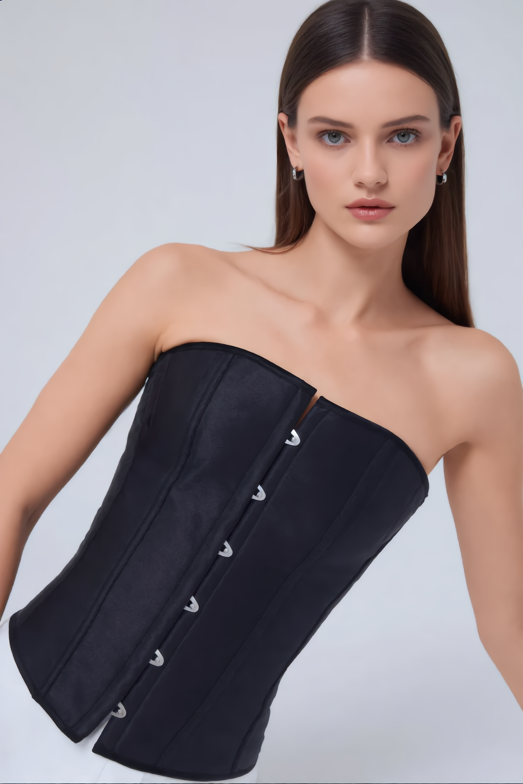 CORVINA – Satijnen Overbust Corset Dames – Taille Vormen & Luxe Shaping