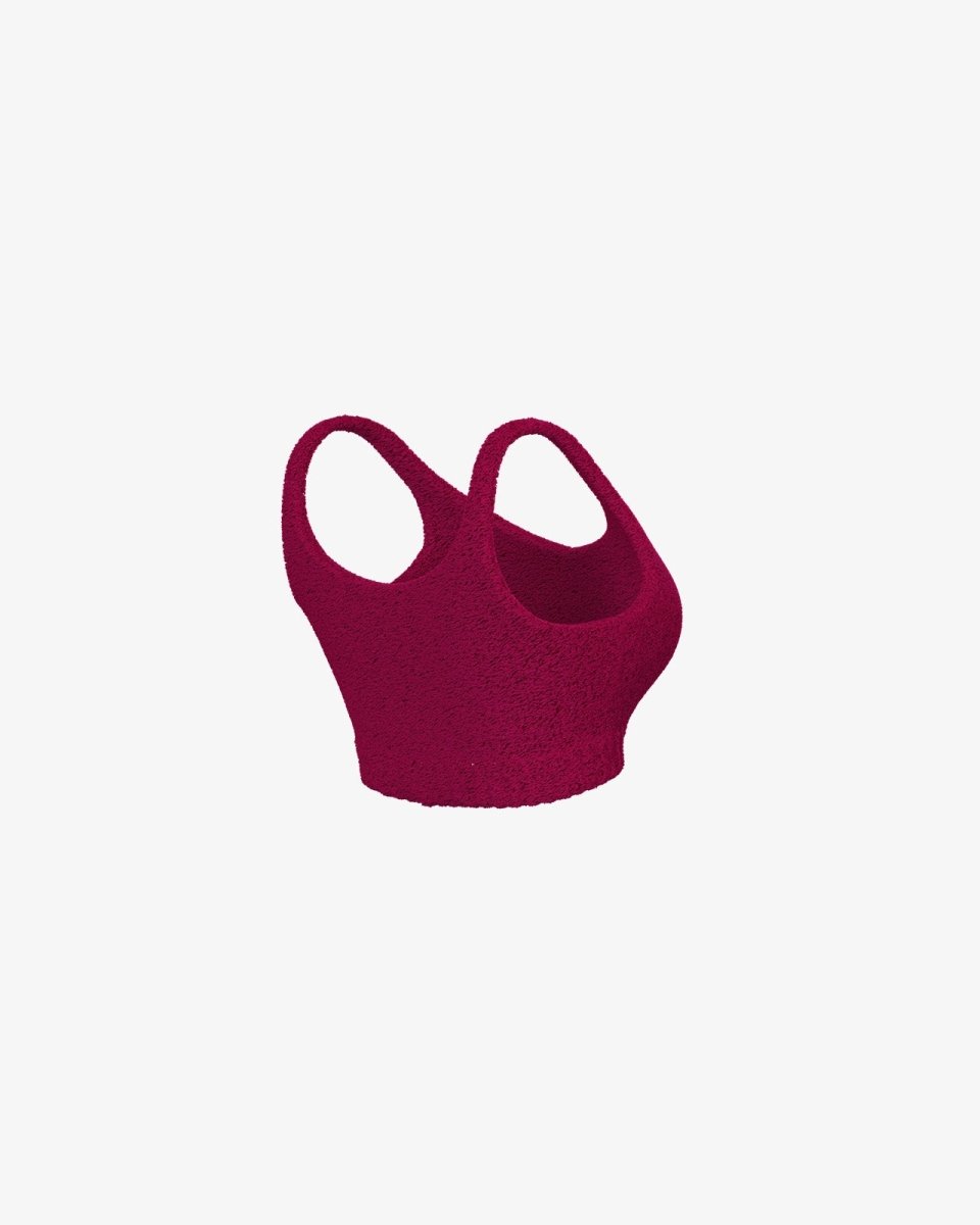Dames Bouclé Crop Top | Zachte Structuur & Croplengte | Loungen & Casual