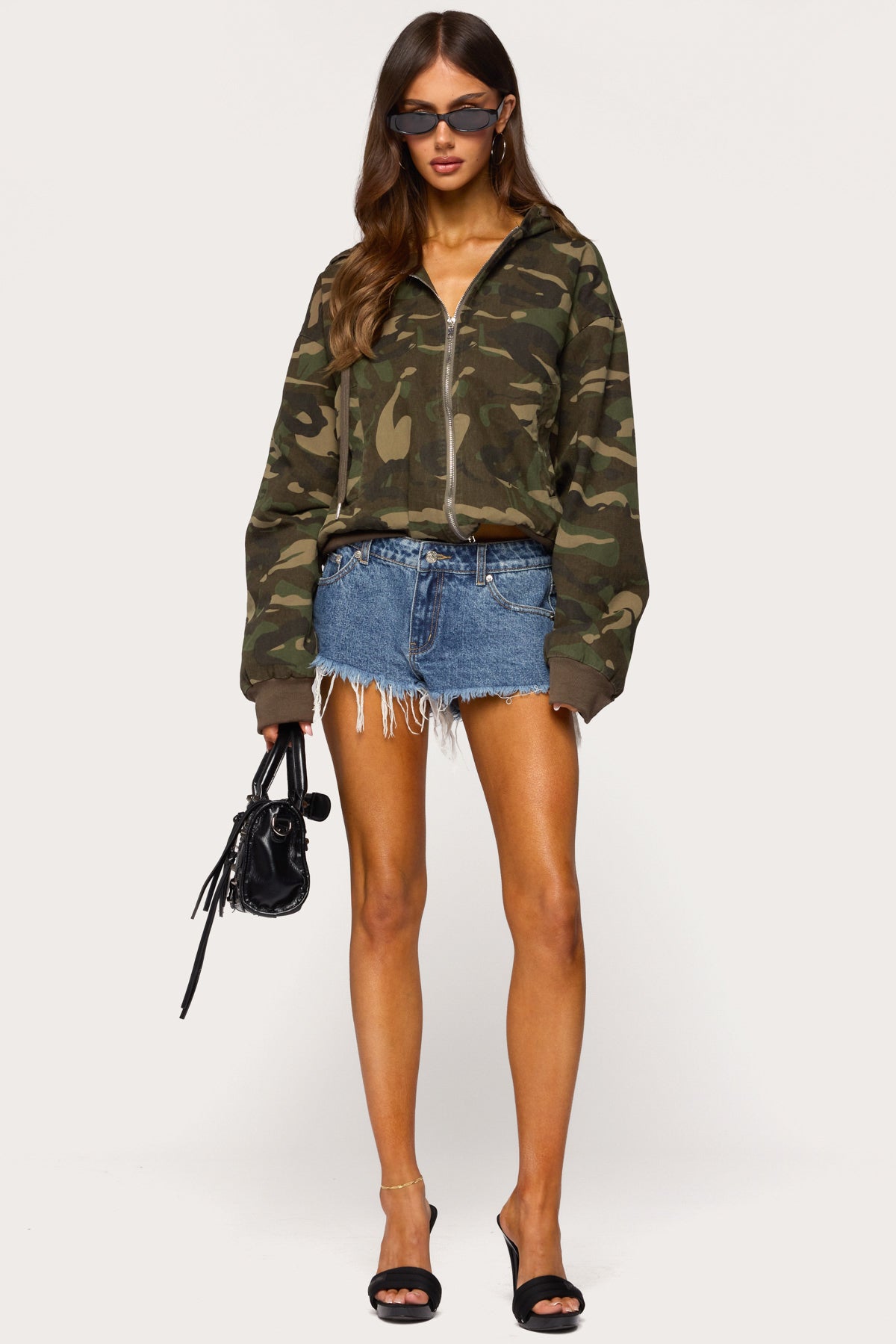 Camo Jas Dames Blanche – Capuchon & Legerprint