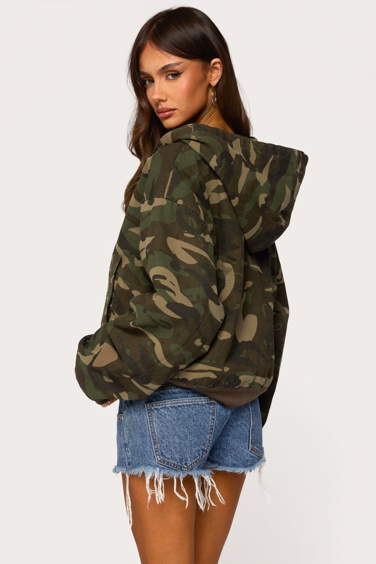 Camo Jas Dames Blanche – Capuchon & Legerprint