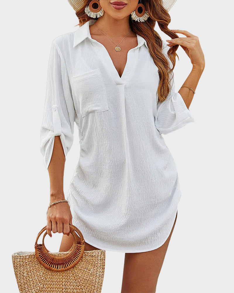 ISLA Strandjurk Dames – Luxe Cover-Up met Luchtige Pasvorm