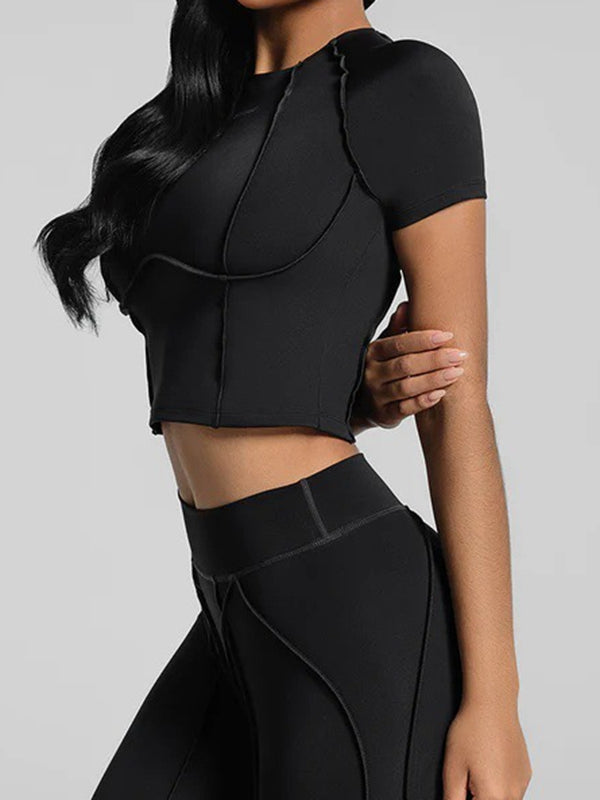 Sporttank Dames Performance – Stitch Detail met Rits