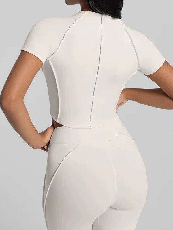 Sporttank Dames Performance – Stitch Detail met Rits