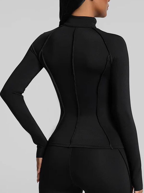 Sporttank Dames Performance – Stitch Detail met Rits