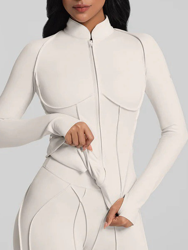 Sporttank Dames Performance – Stitch Detail met Rits