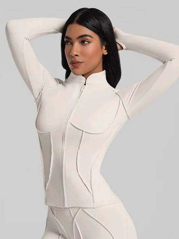 Sporttank Dames Performance – Stitch Detail met Rits